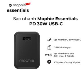 Củ Sạc mophie Essentials PD 30W 1C