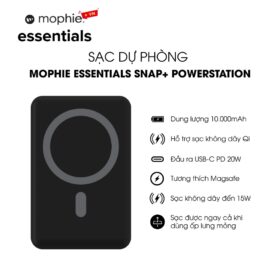 Pin dự phòng mophie Essentials Snap plus powerstation 10,000mAh